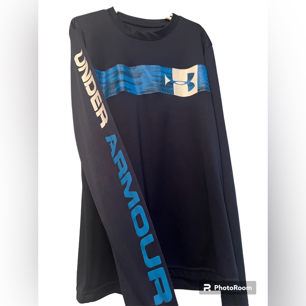 Boys under armor long sleeve t shirt